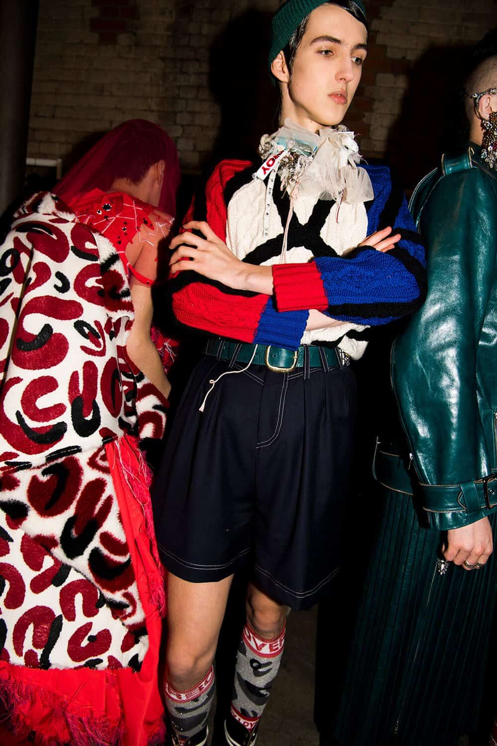 着画ありCHARLES JEFFREY LOVERBOY Fluffy ネクタイ 着画ありCHARLES JEFFREY LOVERBOY Fluffy ネクタイ 着画ありCHARLES